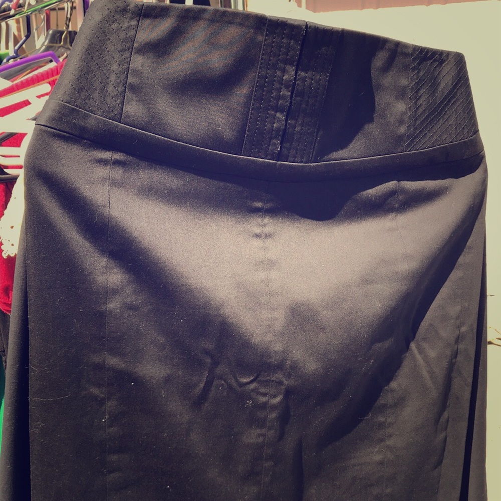 Express corset waist black skirt